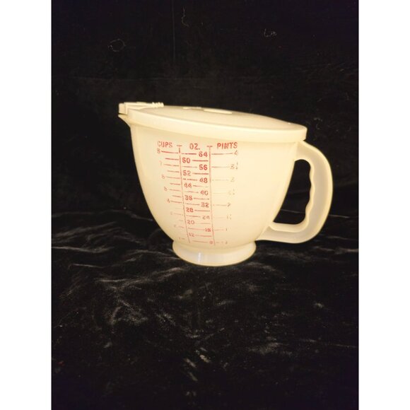 Vintage 8 Cup Tupperware Mix-N-Stor Measuring Pitcher/Cup - Picture 2 of 7